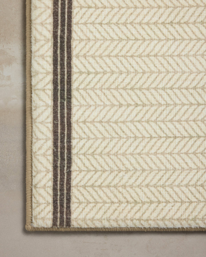 MARVIN Ivory / Charcoal Tapis de bain — vue 4