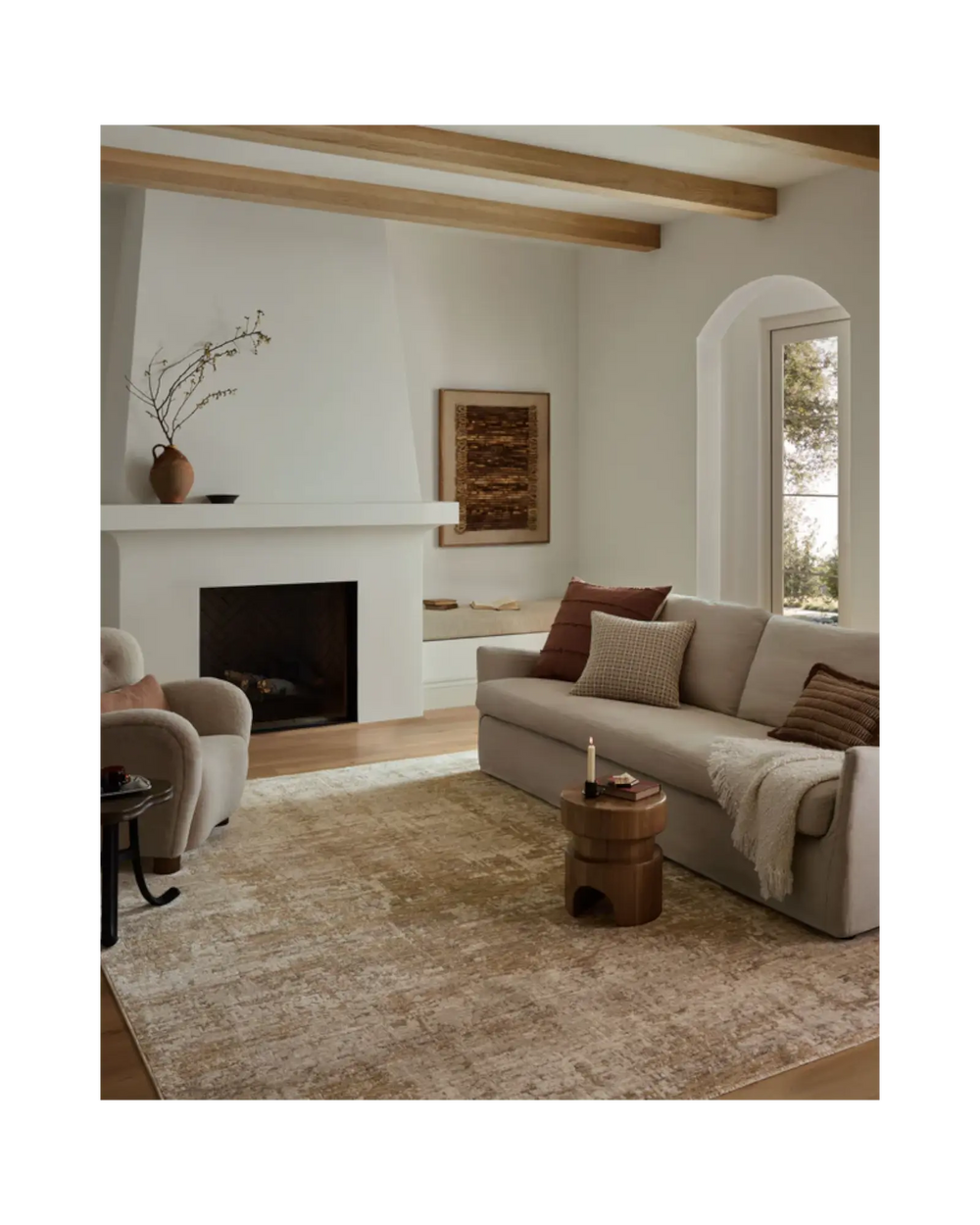 NELLIE Stone / Taupe Tapis - Maison Olive