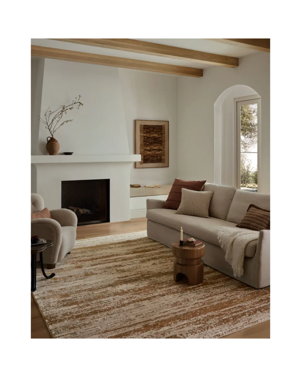 NELLIE Copper / Pebble Tapis - Maison Olive