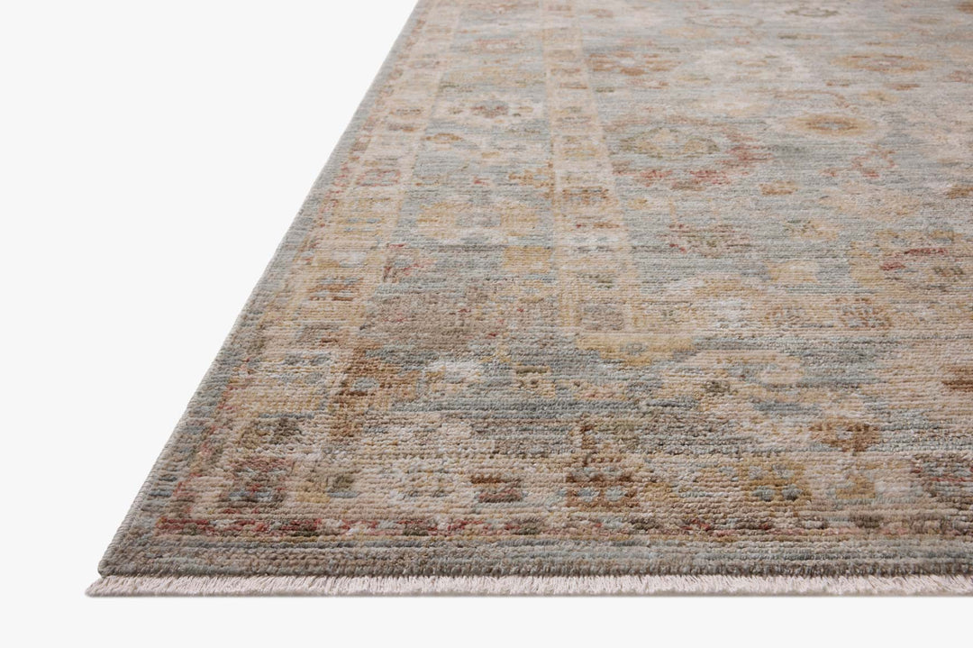 Tapis Nella ciel multicolore Amber Lewis × Loloi — vue stylisée