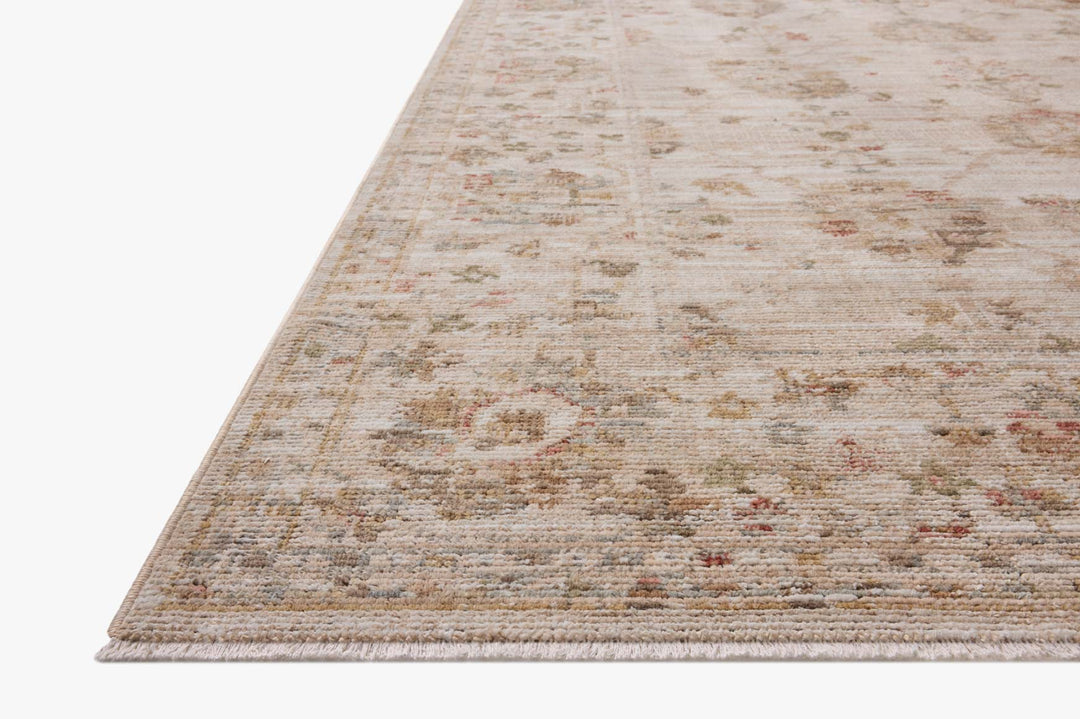 Tapis Nella ivoire multicolore Amber Lewis × Loloi — vue stylisée
