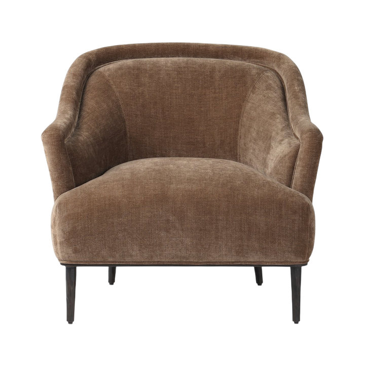 Chaise Velours Confort Salon Mushroom