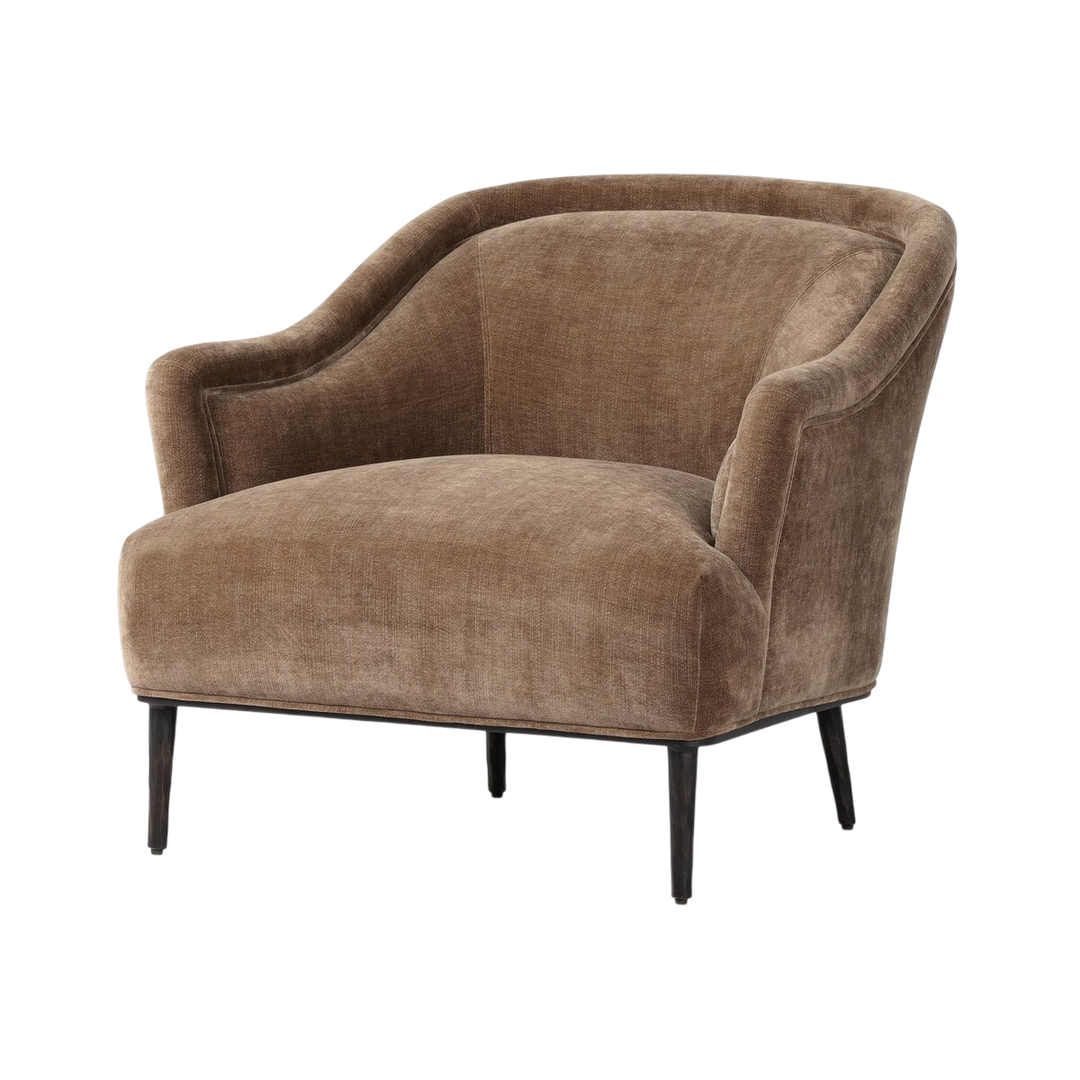 Chaise Velours Confort Salon Mushroom