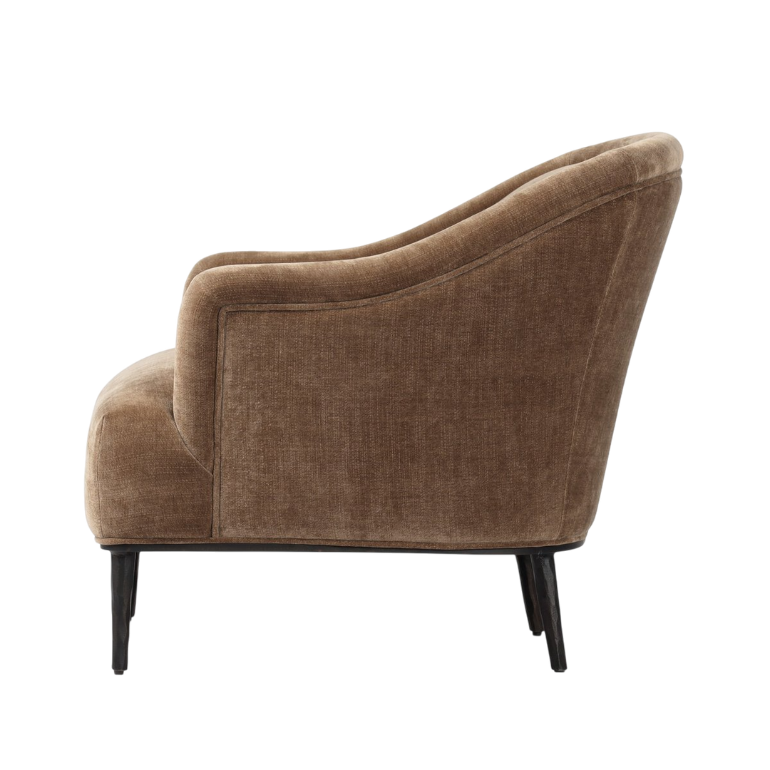 Chaise Velours Confort Salon Mushroom