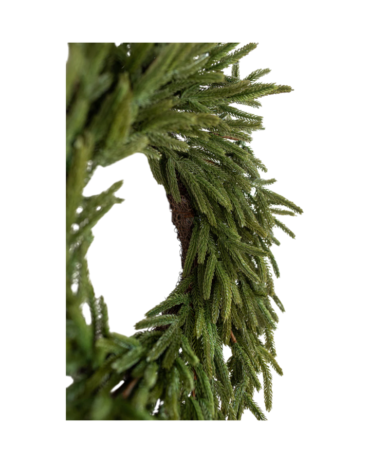 Couronne-Noel-Vert-Decoration-Verdure