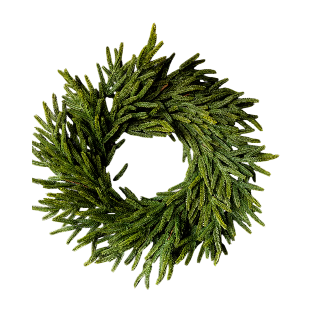 Couronne-Noel-Vert-Decoration-Verdure