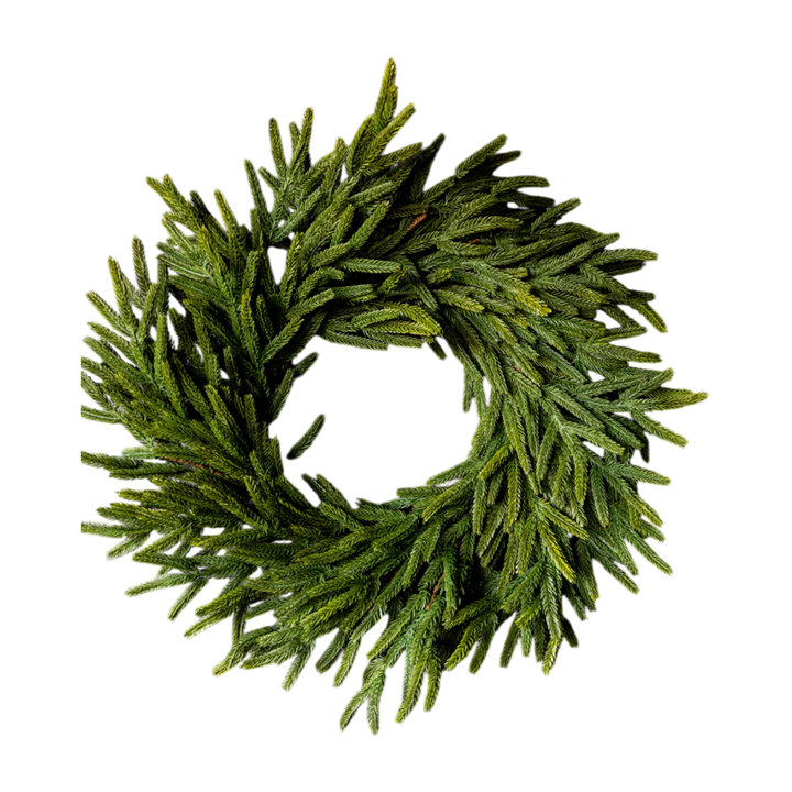 Couronne-Noel-Vert-Decoration-Verdure