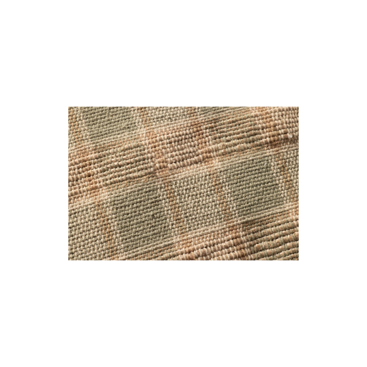 Coussin Carreaux Décoration Brun Olive