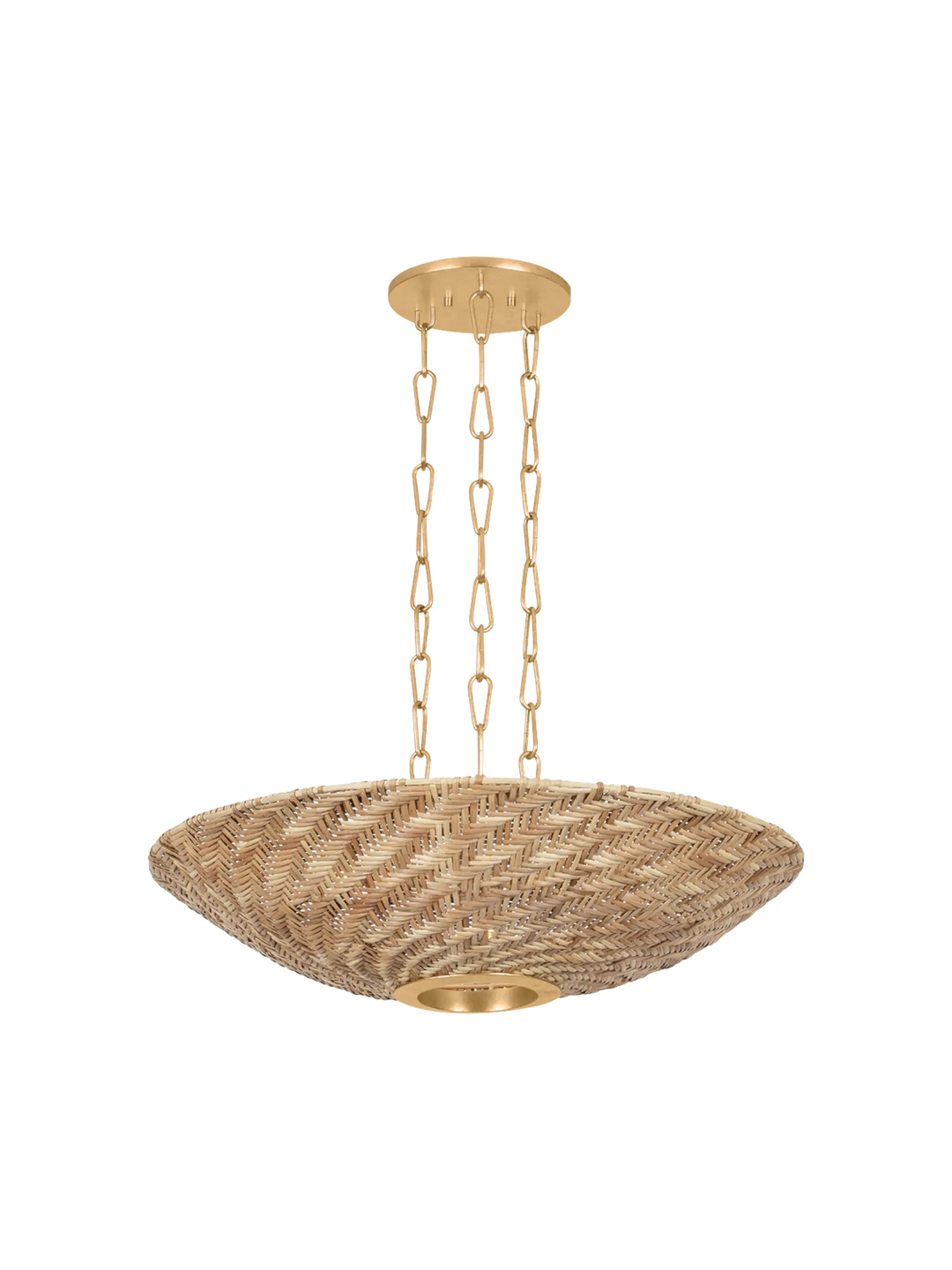 Suspension-Rotin-Laiton-Chaine-Vintage