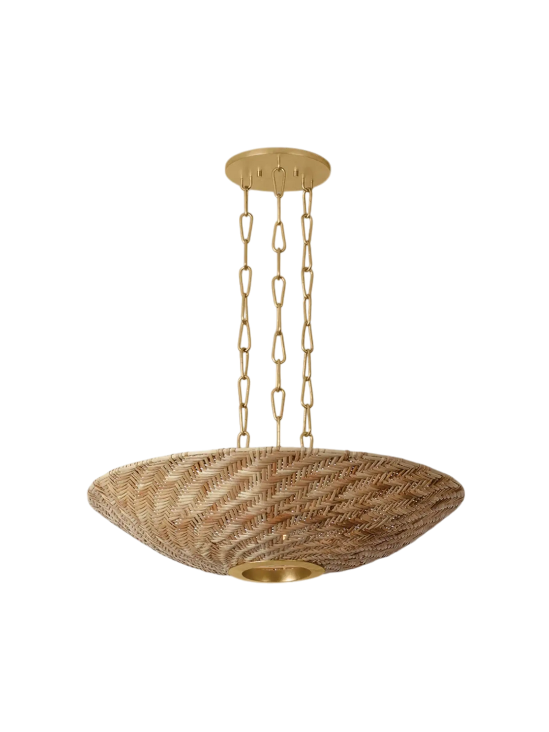 Suspension-Rotin-Laiton-Chaine-Vintage