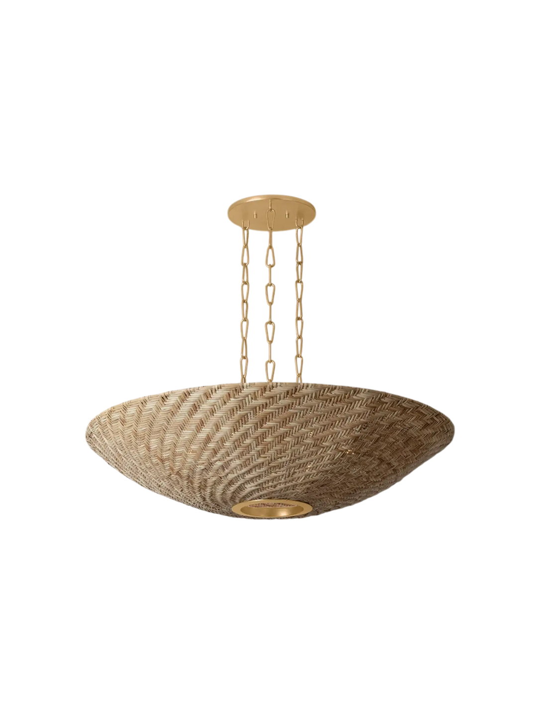 Suspension-Rotin-Laiton-Chaine-Vintage