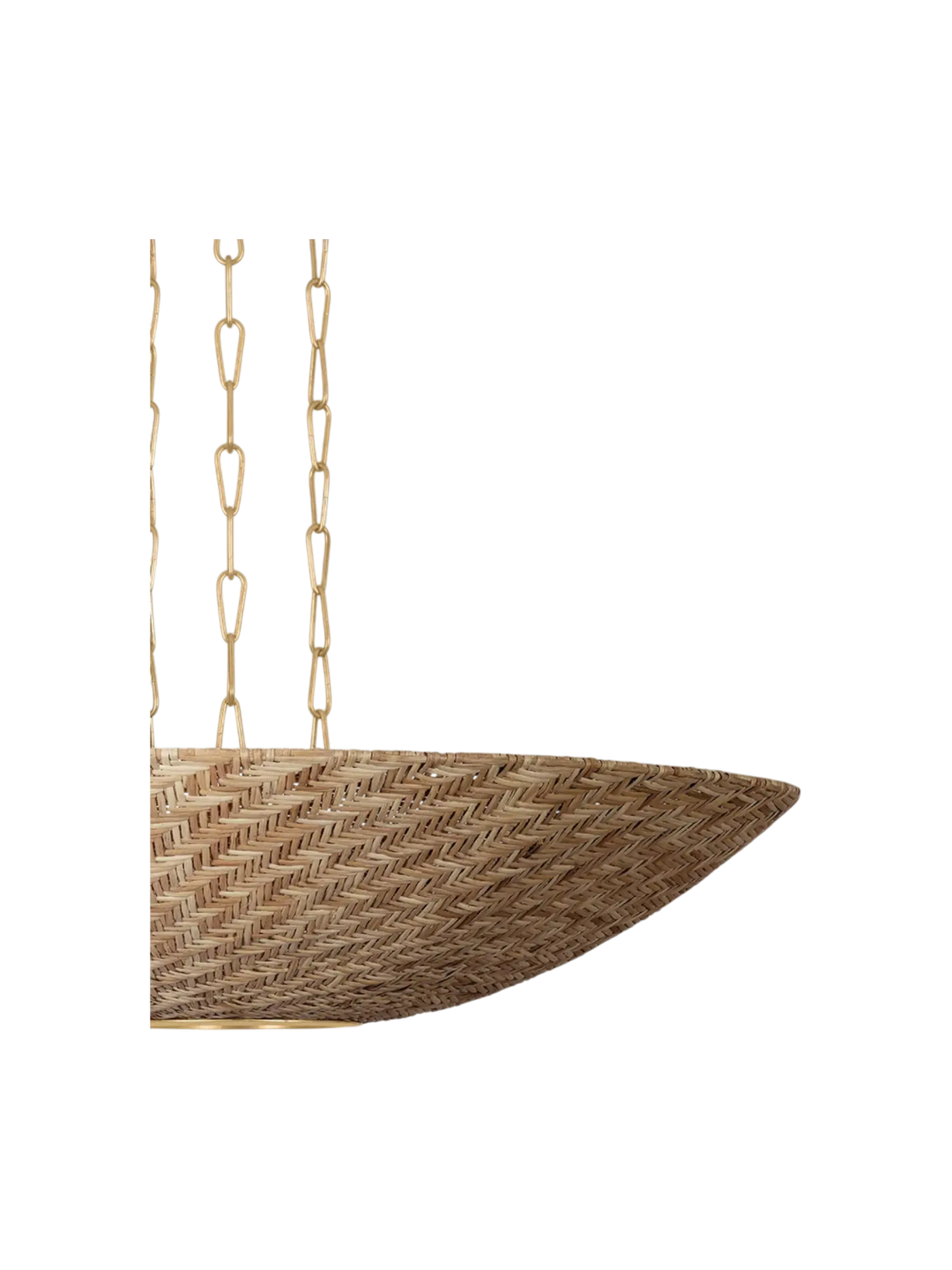 Suspension-Rotin-Laiton-Chaine-Vintage