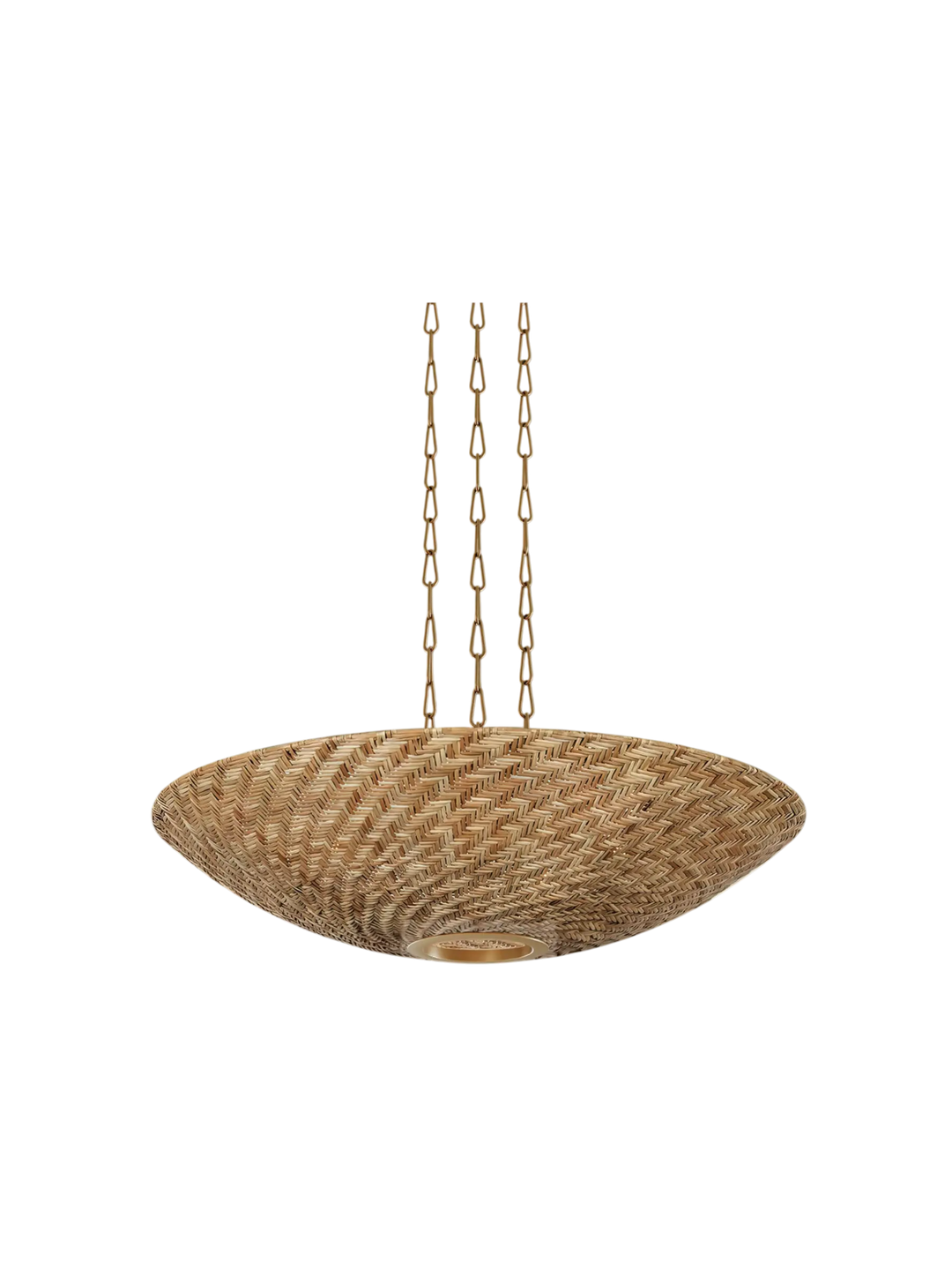 Suspension-Rotin-Laiton-Chaine-Vintage