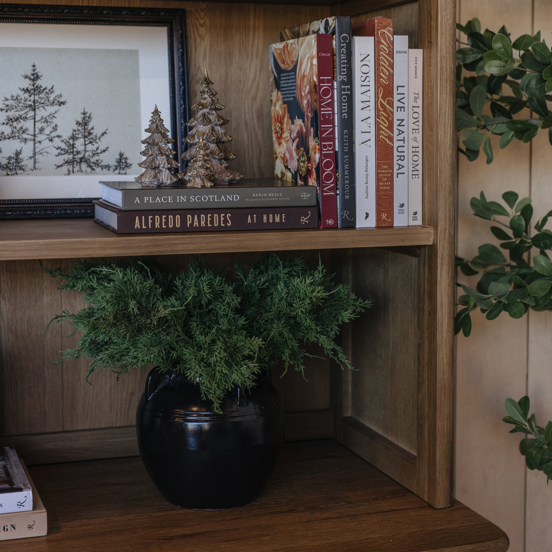 Décoration en forme de sapin or antique  Maison Olive