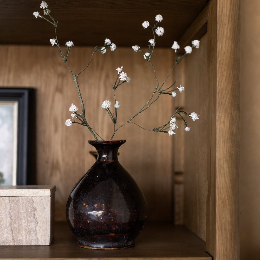 35" White Baby's Breath Branch