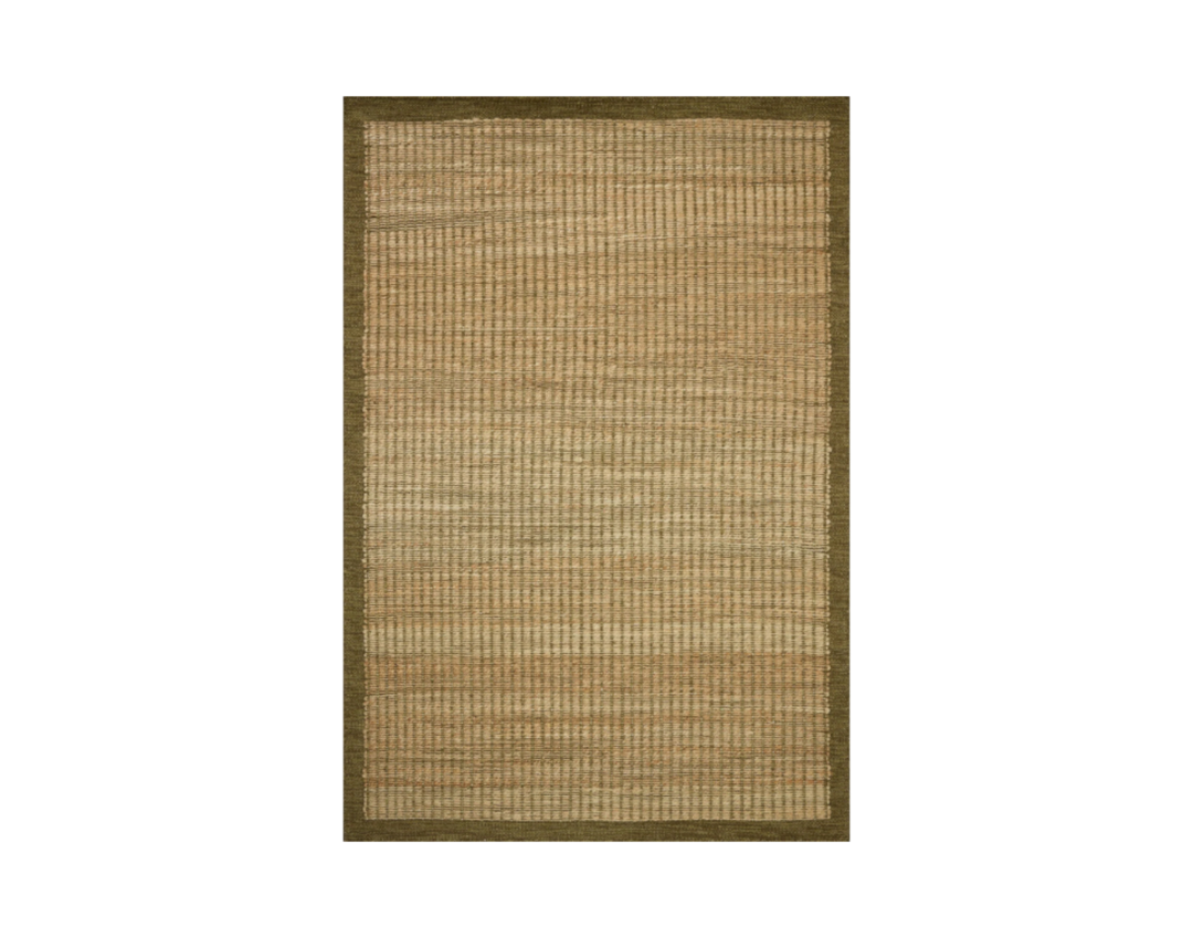 LILAH Natural/Olive Tapis - Maison Olive