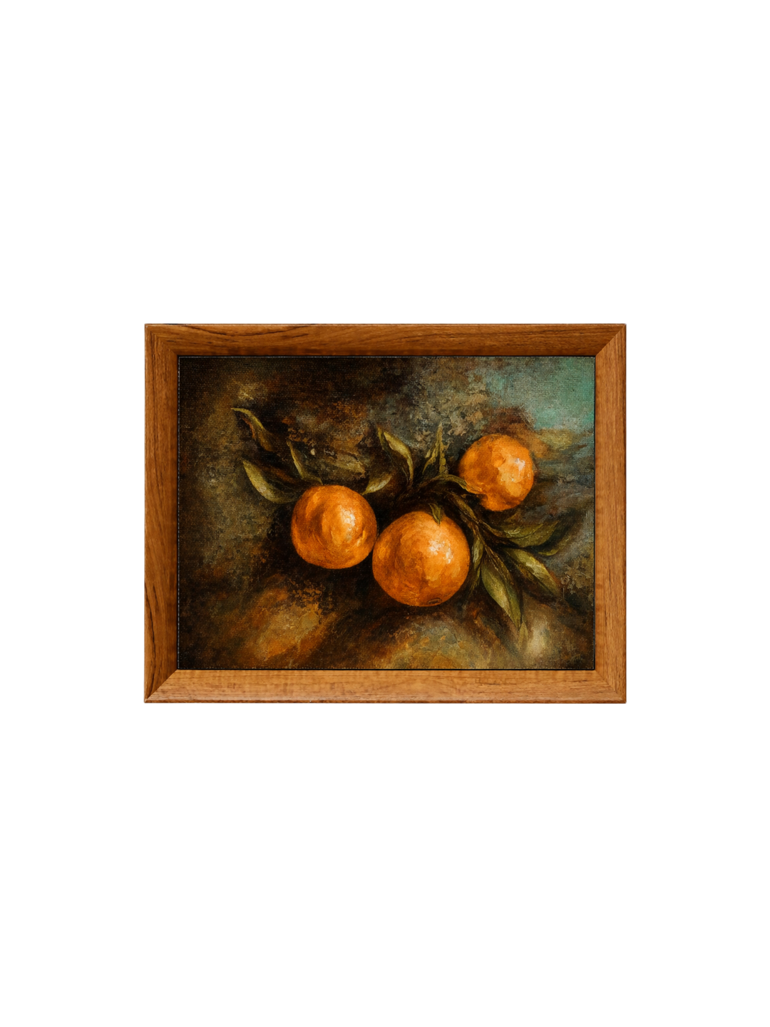 ORANGE Toile encadrée  Maison Olive