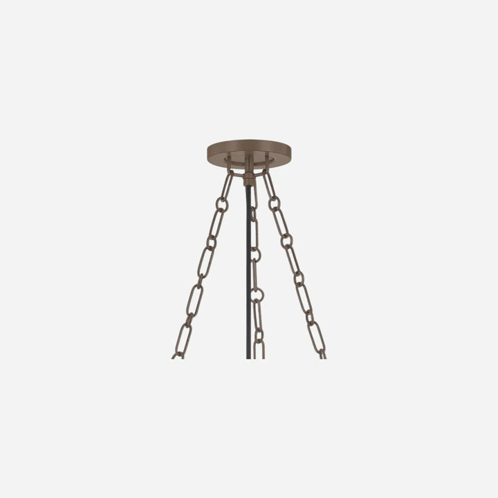 Luminaire Suspendu Bronze Verre Laiteux