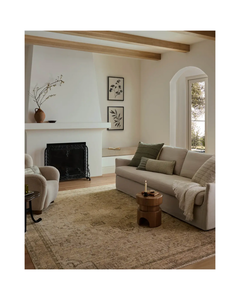 PRISCILLA Beige / Earth Tapis - Maison Olive