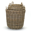 GUY Round Grey Storage Basket – 4 Sizes