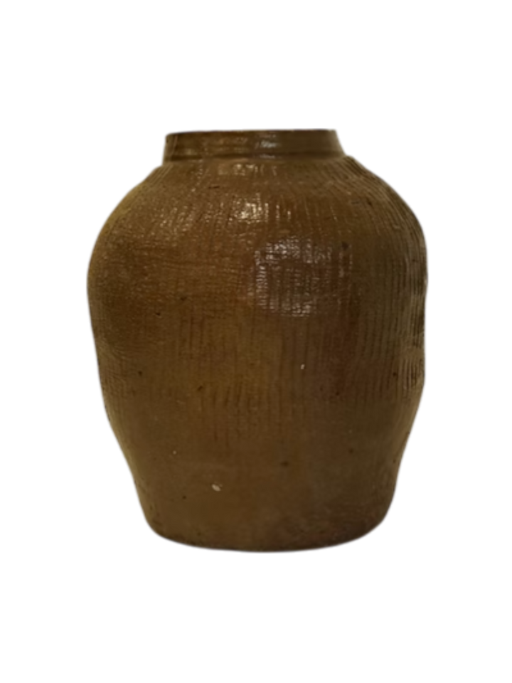 Perrin Vase Vintage Brun Haut