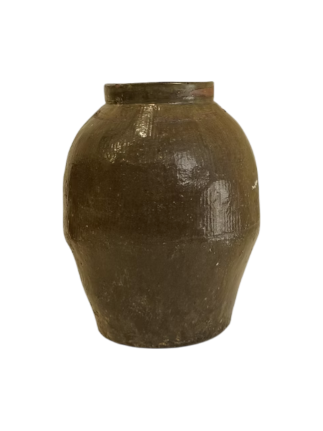 Perrin Vase Vintage Brun Haut