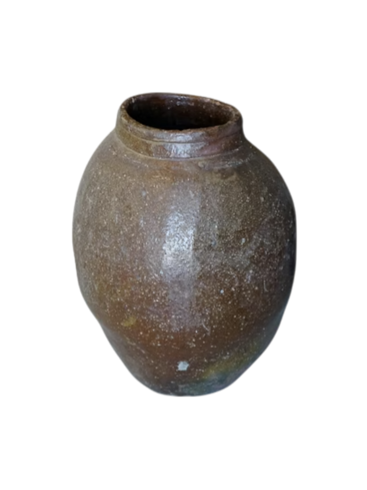 Perrin Vase Vintage Brun Haut