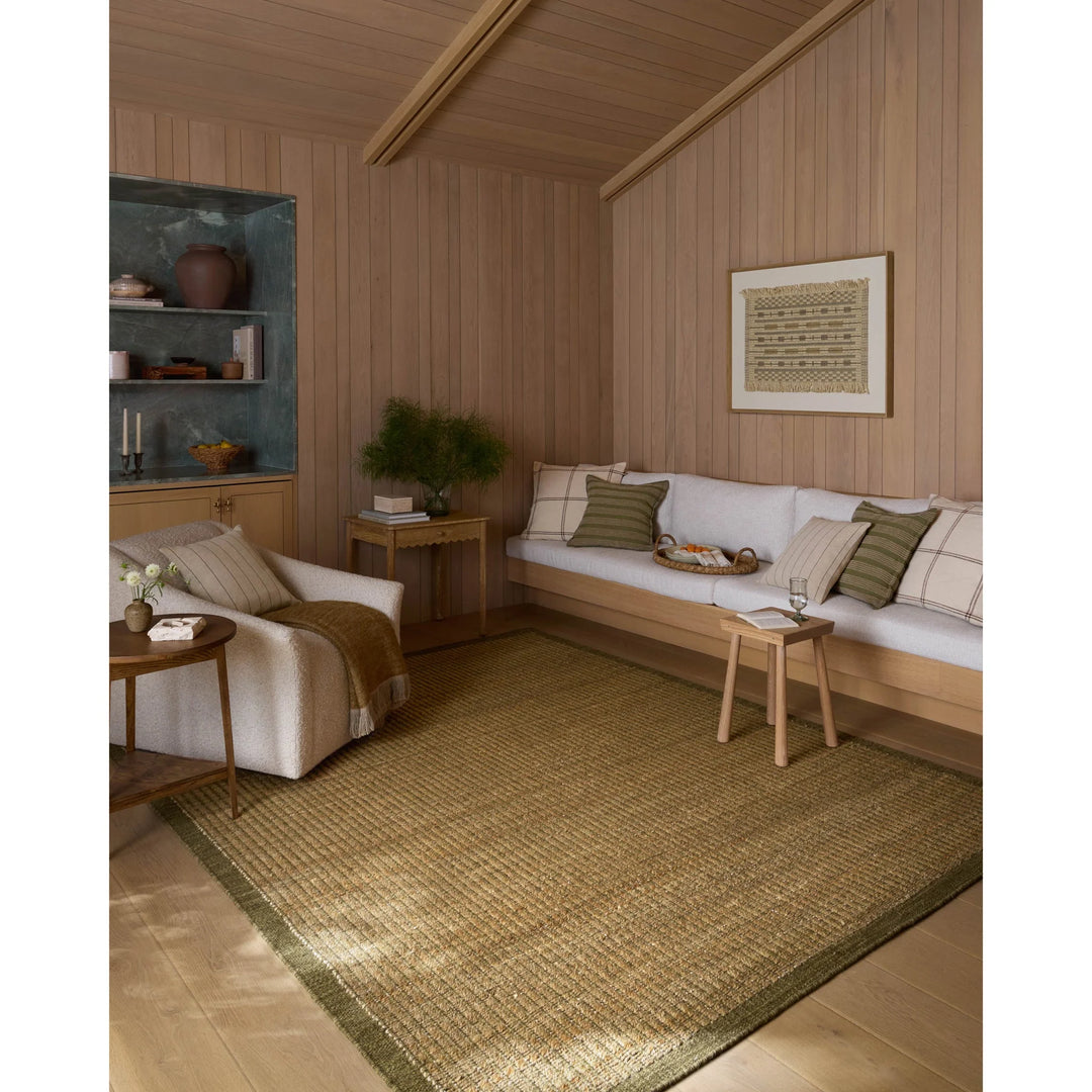LILAH Natural/Olive Tapis - Maison Olive