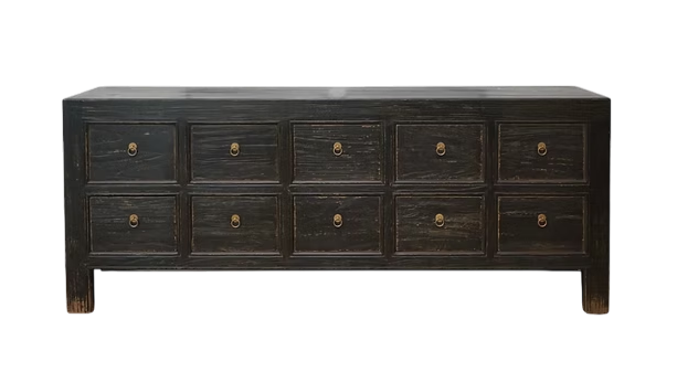REID 10-Drawer Reclaimed Wood Sideboard