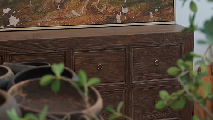 REID 10-Drawer Reclaimed Wood Sideboard