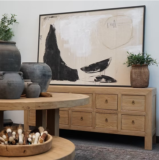 REID 10-Drawer Reclaimed Wood Sideboard