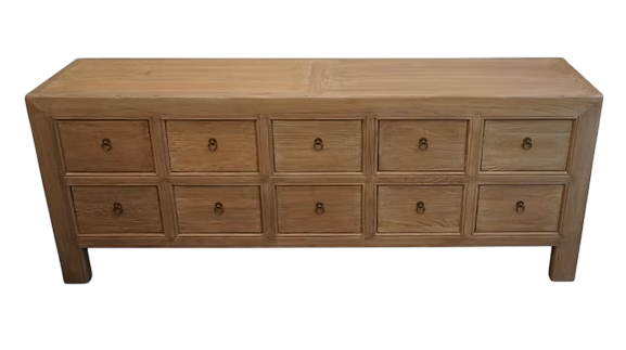 REID 10-Drawer Reclaimed Wood Sideboard