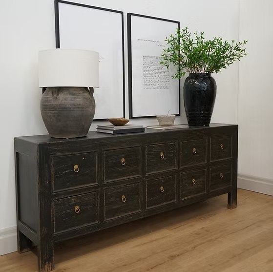 REID 10-Drawer Reclaimed Wood Sideboard