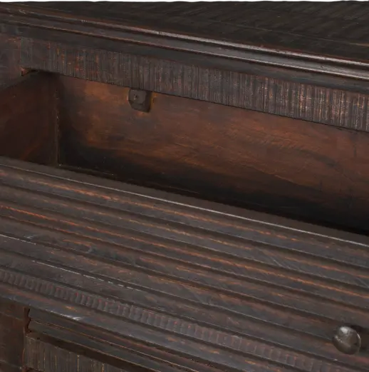 RHETT Cabinet en bois recyclé à 3 tiroirs  Maison Olive