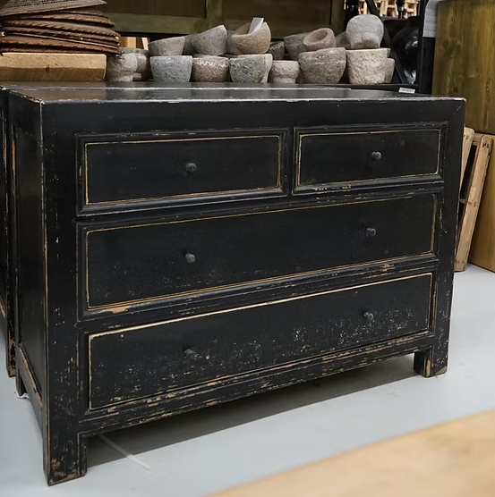 ROMAN Table de chevet en bois recyclé  Maison Olive