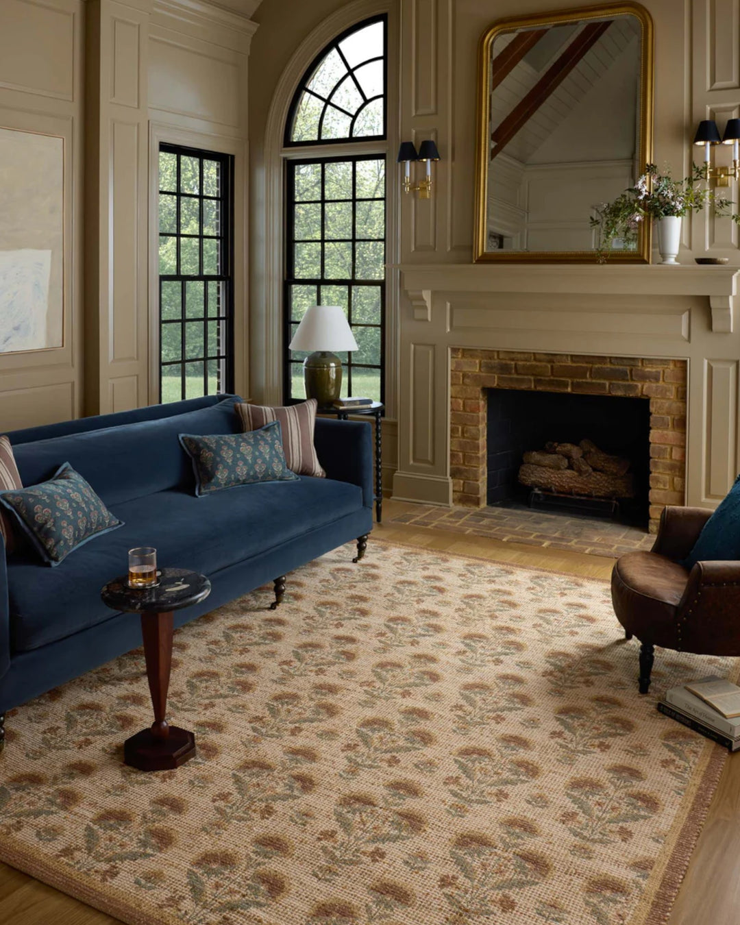 RUE Wheat / Sage Tapis - Maison Olive