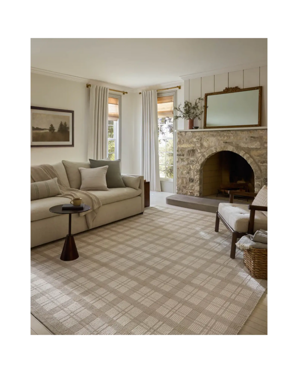 RYDER Beige / Ivory Tapis - Maison Olive