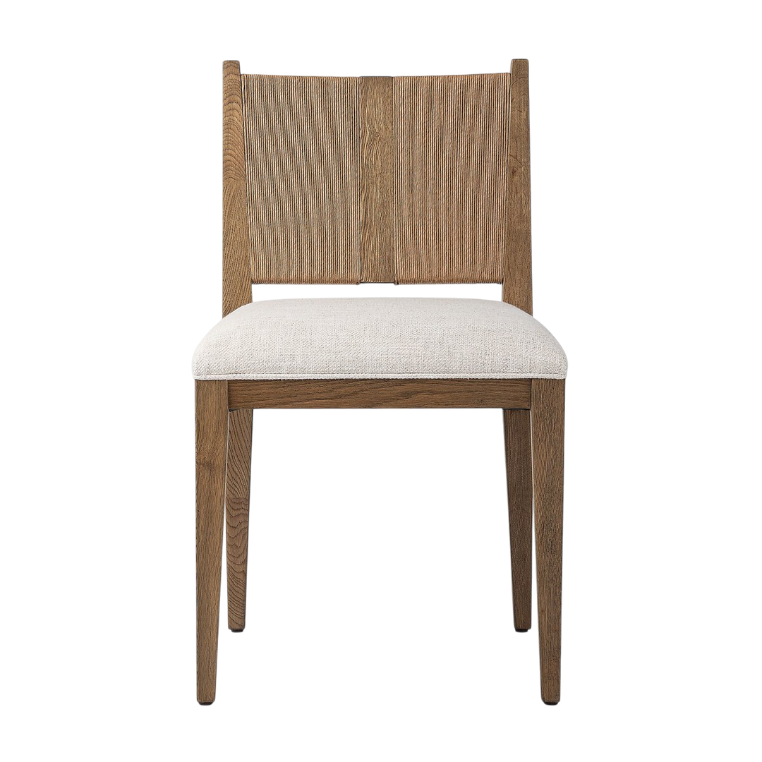 Chaise Rotin Tissus Bois Confort Cuisine