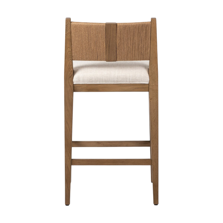 Tabouret Tissus Bois Confort Corde 