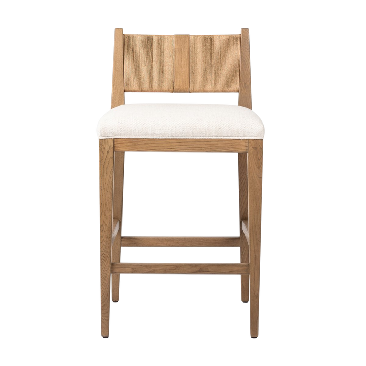 Tabouret Tissus Bois Confort Corde 