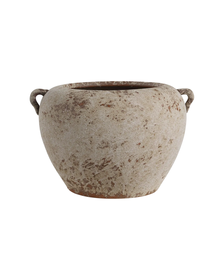 SEVERN-Vase-Texturé-Travertin-Vintage