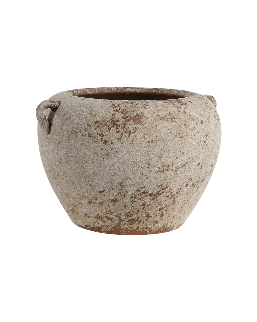 SEVERN-Vase-Texturé-Travertin-Vintage