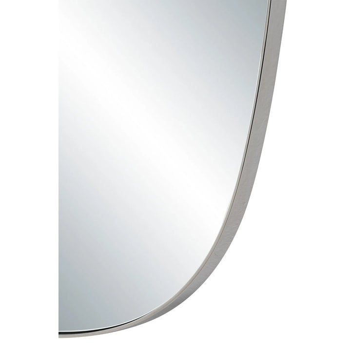Miroir Oval Argent Mur Decor