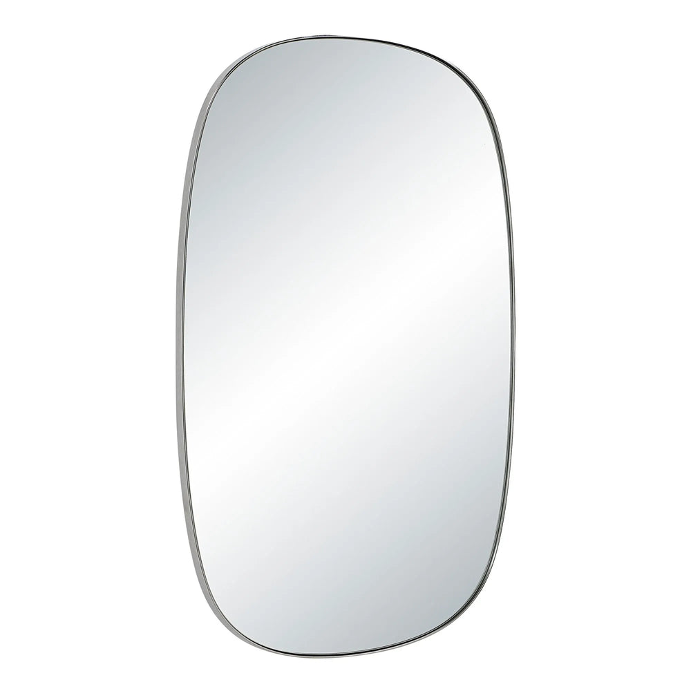 Miroir Oval Argent Mur Decor