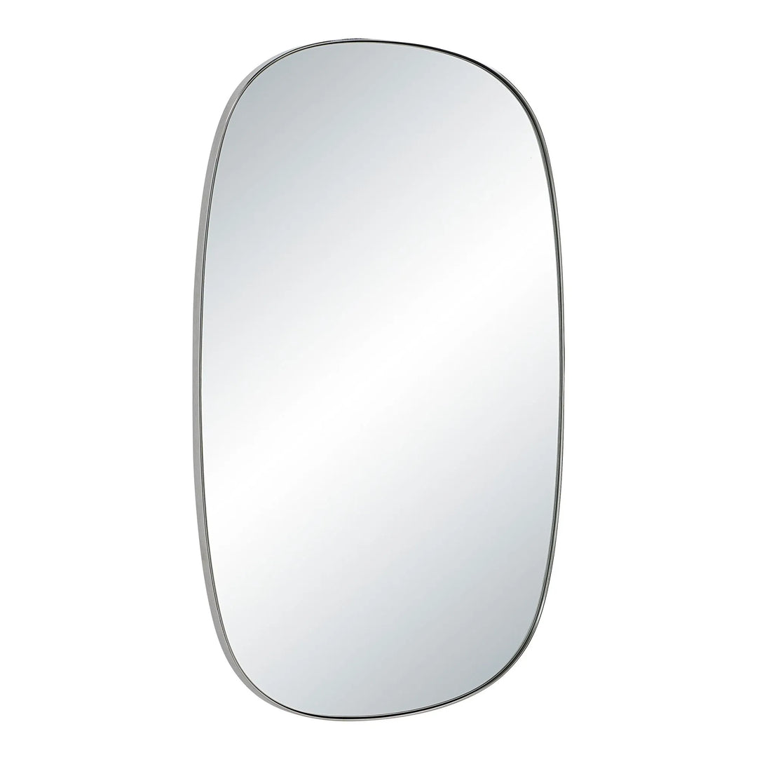 Miroir Oval Argent Mur Decor