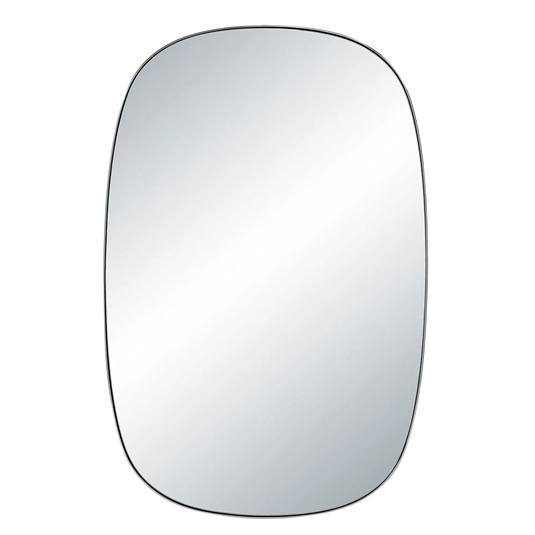 Miroir Oval Argent Mur Decor
