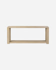 THOMAS Table console chêne