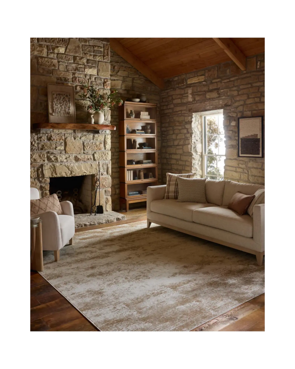 TOWNES Sand / Beige Tapis - Maison Olive