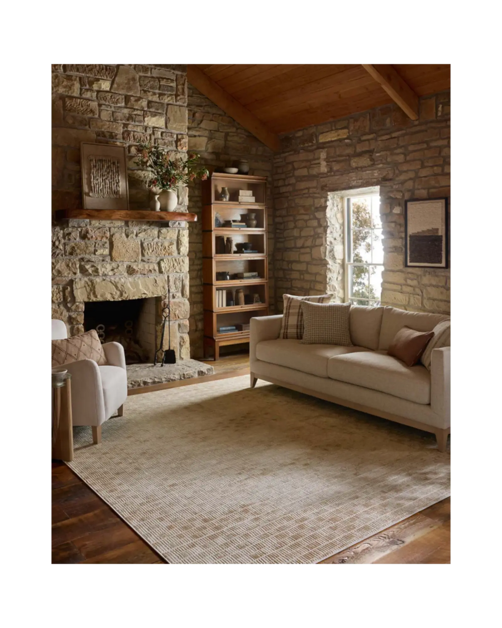 TOWNES Beige / Clay Tapis - Maison Olive