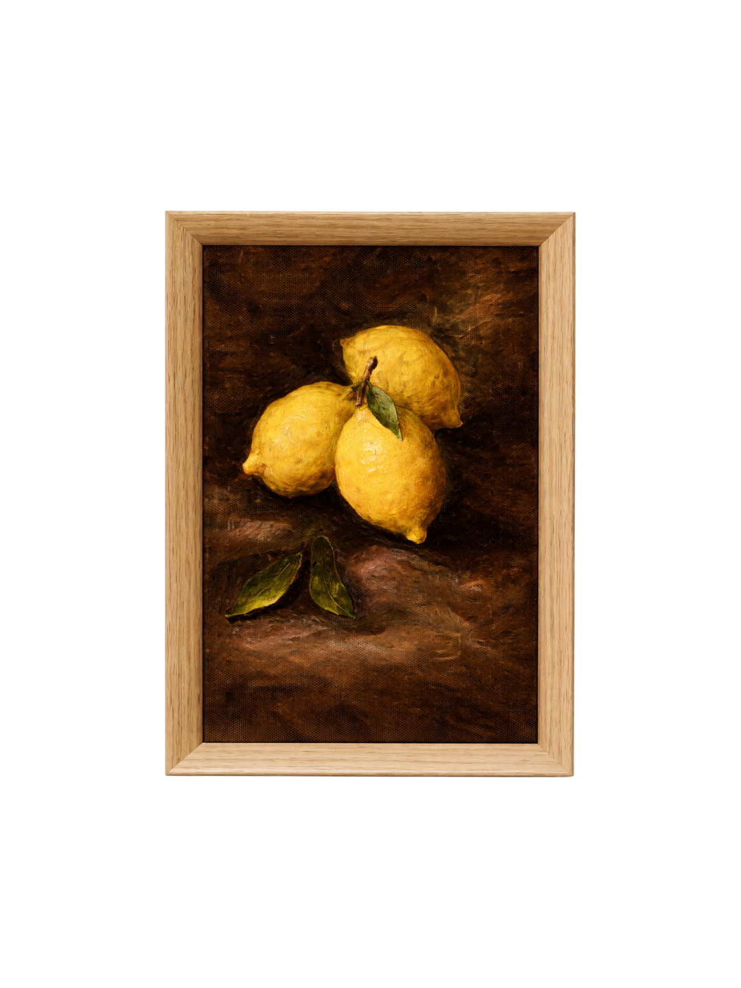 CITRON Toile encadrée  Maison Olive